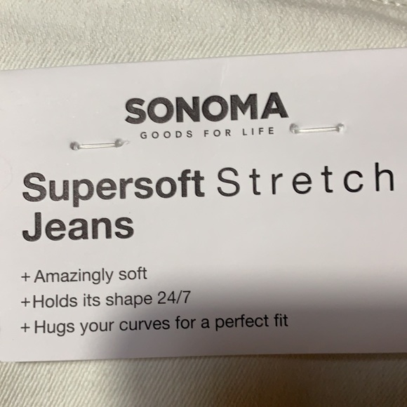 New with tags White denim slacks. - Picture 5 of 7